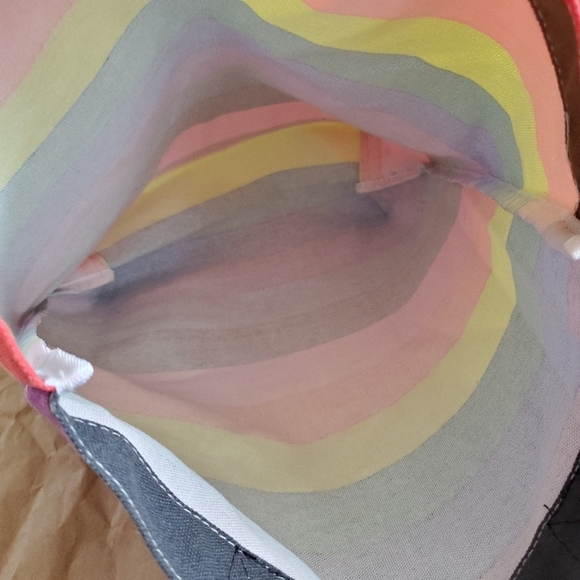 BNWT The Phluid Project Rainbow Stripes Tote Gender-Free Fashion - Picture 5 of 7